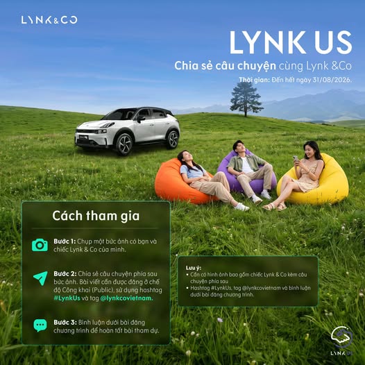  HƯỚNG DẪN THAM GIA #LYNKUS CÙNG LYNK & CO
