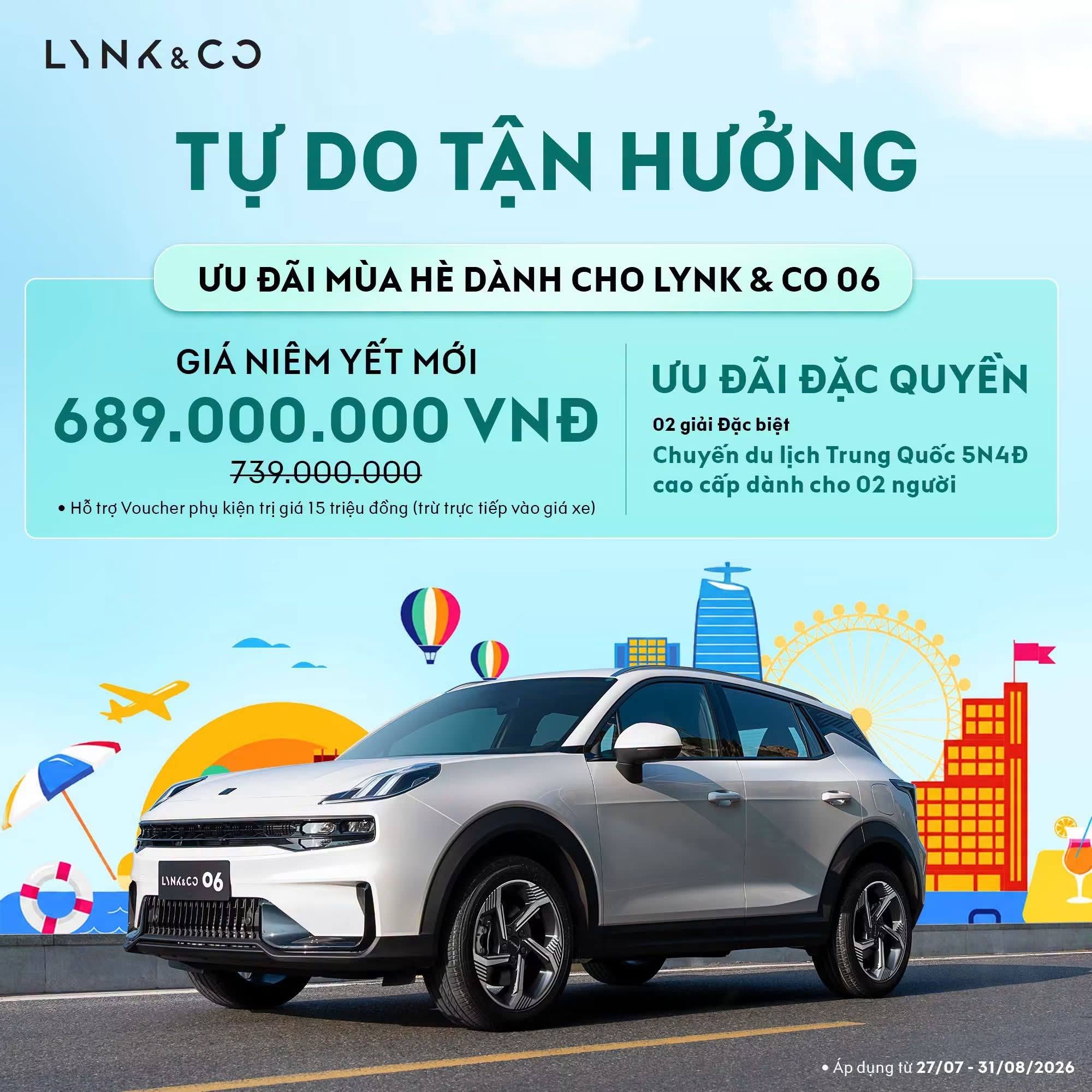 Lynk & Co 06 Giá Niêm Yết Mới, Chỉ Còn 689 triệu Việt Nam Đồng, Dễ Tiếp Cận Hơn